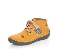 Rieker Zapatos cómodos para mujer 52540, zapatos con cordones para mujer, Amarillo 69, 36 EU