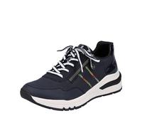 Rieker Zapatos cómodos para Mujer M6601, Zapatos con Cordones para Mujer, Plantilla Suelta, Azul, 37 EU
