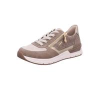 Rieker Zapatos con cordón 'Sneaker Damen 58902 64 Leder-Mix in beige' beige 37 EUR