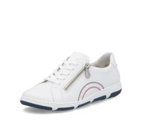 Rieker Zapatos con Cordones para Mujer 42424, Talla:40 EU, Color:Blanco