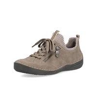 Rieker Zapatos con Cordones para Mujer 52523, Talla:38 EU, Color:Beige