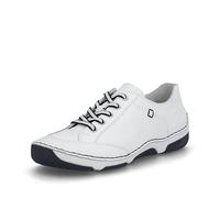 Rieker Zapatos con Cordones para Mujer 55901, Talla:41 EU, Color:Blanco