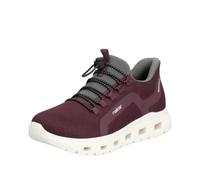 Rieker Zapatos con Cordones para Mujer en Negro, Rojo 30, 36 EU
