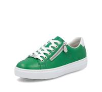 Rieker Zapatos con Cordones para Mujer L59L1, Talla:40 EU, Color:Verde