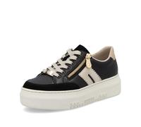 Rieker Zapatos con Cordones para Mujer M1912, Talla:42 EU, Color:Negro
