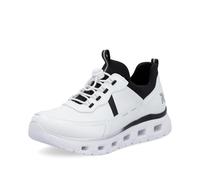 Rieker Zapatos con Cordones para Mujer M6062, Talla:40 EU, Color:Blanco