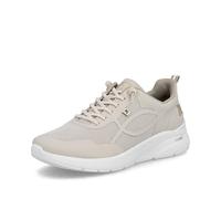 Rieker Zapatos con Cordones para Mujer M8551, Talla:39 EU, Color:Beige