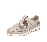 Rieker Zapatos Descalzos para Mujer 49958, Beige, 36 EU