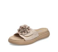 Rieker Zuecos para Mujer V1562, Talla:38 EU, Color:Beige
