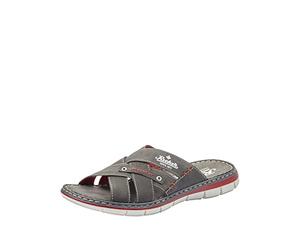 Rieker25199 Mules & Clogs-Men - Mules Hombre, Color Gris, Talla 42
