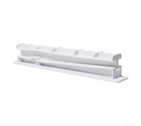 Riel central de cajón para frigorífico ABS blanco de 12.8 pulgadas, repuesto para W10671238 WPW10671238 WPW10671238 reparación de riel central de refrigerador, soporte deslizante de cajón y riel