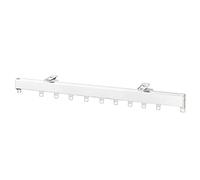 RIEL CHYC 5431600 Riel Aluminio P950 Sin Cordon 1,50 Metros Blanco, Metal