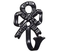 RIEL CHYC Negro Alzapaños Forja Lazo Juego 2 Piezas, 0, Unico