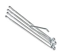 Riel Chyc - Gancho Cortina Plisar Frente (Bolsa 100 Unidades)