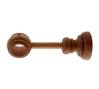 RIEL CHYC Soporte Madera Extensible 28x205 mm. Nogal