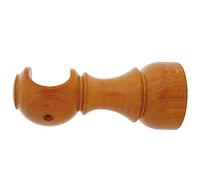 RIEL CHYC Soporte Madera Liso Abierto 28x128 mm. Teca