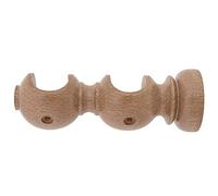 RIEL CHYC Soporte Madera Liso Abierto Doble 28x120 mm. Pino