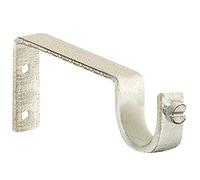 RIEL CHYC Soporte Sencillo Forja Ø 20 mm. Marfil/Oro (Blister 2 Piezas)