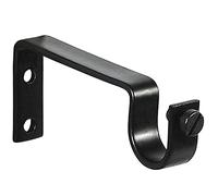 RIEL CHYC Soporte Sencillo Forja Ø 20 mm. Negro (Blister 2 Piezas)