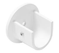 RIEL CHYC Soporte Zirconio Lateral para Barras Ø 20 mm. Acabado Blanco (2 Piezas)