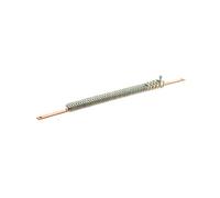 Riel colector de cobre 12x4x455mm con abrazaderas ELEMP 037302
