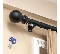 Riel Cortina Para Montaje En Techo O Pared, 2.0 4.0 6.0 M Rieles De Cortinas Techo In Alluminio Resistentes Barra De Cortina Für Raumteiler, Balkon, Privatsphäre(Oscuro,4.70 m-15.4 ft)