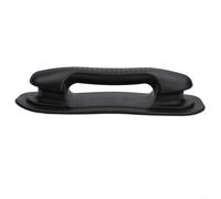 Riel de agarre de PVC para barco para kayak, balsa de goma, accesorio de montaje lateral de 9.4 x 3.5 pulgadas, agarre de repuesto negro resistente para pesca, yate, canoa, deportes acuáticos (negro)