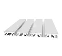Riel de aleación industrial Perfil de aluminio 15180 for metalurgia, anodizado, longitud riel lineal: 100/500/1000 mm, 1 pieza(600mm)