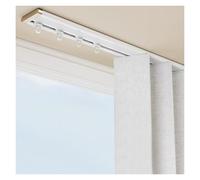 Riel de aluminio ultrafino de 6 mm - Divisor de habitación deslizante personalizado para balcón, hotel, apartamento, furgoneta cámper, montaje en techo, barra de 6,2 m no flexible