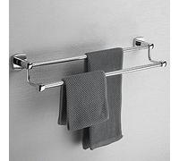 Riel de Barra de Toalla Grande y Doble, para Hardware de baño y Cocina, Cobre, Acabado Plateado Pulido, 30 cm-100 cm, Opcional (Size : 100cm)