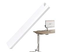 Riel de cable, aluminio magnético sin taladrar 35 cm, canal de gestión de cables, para teclado de computadora, electrodomésticos, estanterías, encimeras