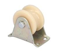 Riel de cable de acero resistente con rueda ranurada tipo U de 50 mm con soporte de 2,5 mm para equipos de elevación