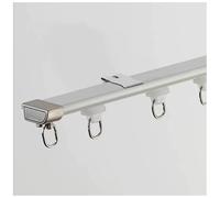 Riel De Cortina De Aluminio, Riel Deslizante Silencioso Para Cortinas, Riel Cortina Montaje En Techo Rieles, Barras Separadoras Deslizantes Silenciosas A, 500cm