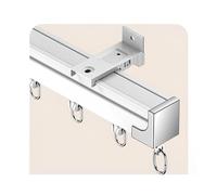 Riel De Cortina De Techo Flexible, Barra Para Cortinas Curvos Para Separador De Ambientes Autocaravana, Cortina De Ducha, Ventanal(White-Walls,600cm(6 * 1m))