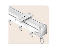 Riel De Cortina De Techo Flexible, Barra Para Cortinas Curvos Para Separador De Ambientes Autocaravana, Cortina De Ducha, Ventanal(White-Ceiling,120cm/3.9ft)