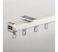 Riel de cortina de techo, sistema de riel de aluminio resistente para privacidad en sala de estar, dormitorio o ducha, montaje en pared e instalación en techo