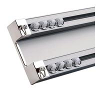 Riel de cortina doble resistente, longitud personalizada, 3,5 m, fácil montaje en techo, reducción de ruido, color gris, perfecto para decoración moderna del hogar