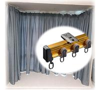 Riel de Cortina Flexible, Barras de Cortina Curvas para ventanales de Caravana, Carga Superior, 3,3 m/11 pies