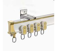 Riel de cortina flexible flexible montado en la pared, sistema de riel divisor de habitación resistente para una mayor privacidad y gestión del espacio