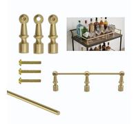 Riel de Galería de Estante de Metal para Gabinete de Vino y Estante Flotante