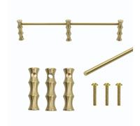 Riel de Galería de Latón Macizo para Estante Flotante y Gabinetes de Cocina