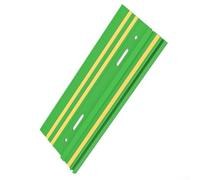 Riel de guía de sierra de pista de 400 mm, pista de corte extruida de aluminio para sierra circular y enrutador, riel guiado con ranura adaptadora, construcción de metal para cortes rectos