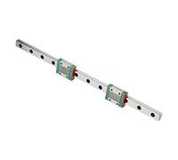 Riel De Guía Lineal En Miniatura MGN12 300mm Guía Lineal 12mm Ancho 2 Bloques Deslizantes MGN12B Contacto 4 Puntos