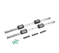 Riel de guía lineal HG15 500 mm de alta precisión Guía de movimiento lineal Rail con bloques deslizantes para maquinaria CNC Automatización industrial Automatización Negra 2