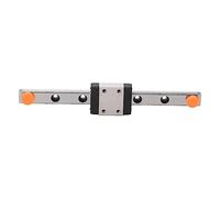 Riel de guía lineal, rodamiento de acero, carril de movimiento lineal MGN7C - 100-1R con bloque de carro, mini deslizador lineal para máquinas CNC y equipos de precisión
