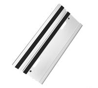 Riel de guía para sierra circular, rieles guiados extruidos de aluminio para corte recto y biselado, compatible con banco de trabajo y pista en T, incluye opción de conector de riel guía (400 mm)