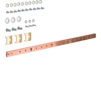 Riel de puesta a tierra universal 20x5mm 2 pines UZ020