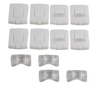 Riel de sujeción para asiento de coche, 6/12 piezas para guía deslizante de clip de corredor, alta fiabilidad estable, fácil instalación, combinación perfecta para Golf MK1 MK2 MK3 para Passat B1 B2