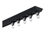 Riel de techo de aluminio flexible para divisor de habitación, barra de corte ajustable, perfecta para decoración del hogar y separación de espacios