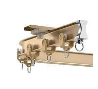 Riel de techo de aluminio resistente - Sistema divisor de habitación ajustable para RV y hospital, montaje curvado, longitudes flexibles de 2,1 m a 7,9 m para soluciones de gestión del espacio y